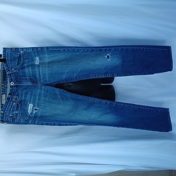 AG Premiere Skinny Straight Jeans Distressed sz 29 - Picture 2 of 9